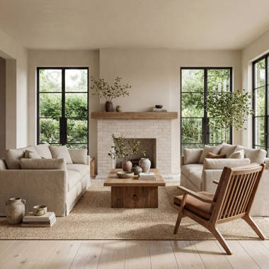 Amber Lewis x Loloi Windsor Ivory / Stone Area Rug & Reviews | Wayfair
